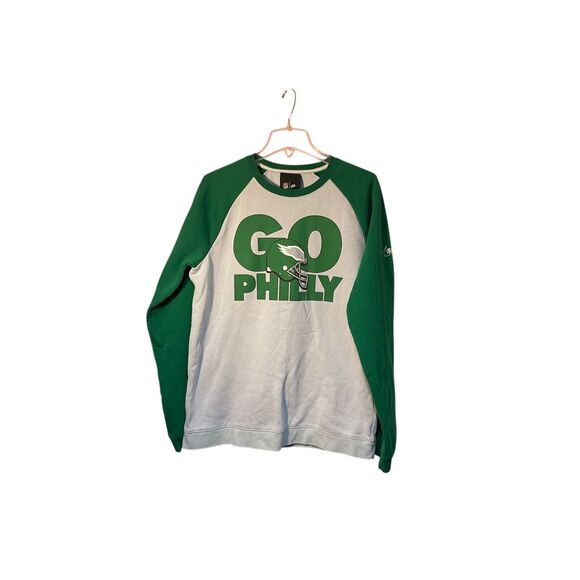Nike Go Philly men’s NFL pullover green and gray sweatshirt size large - Picture 2 of 5